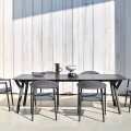 Varaschin Enlace Fijo jardín mesa de comedor o cubierta H 75 cm