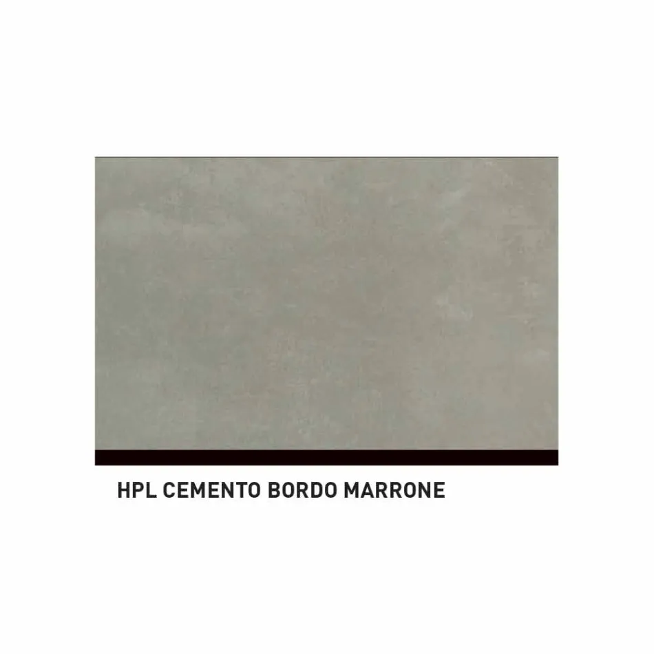 Mesa de centro exterior de diseño Varaschin System en aluminio pintado viadurini