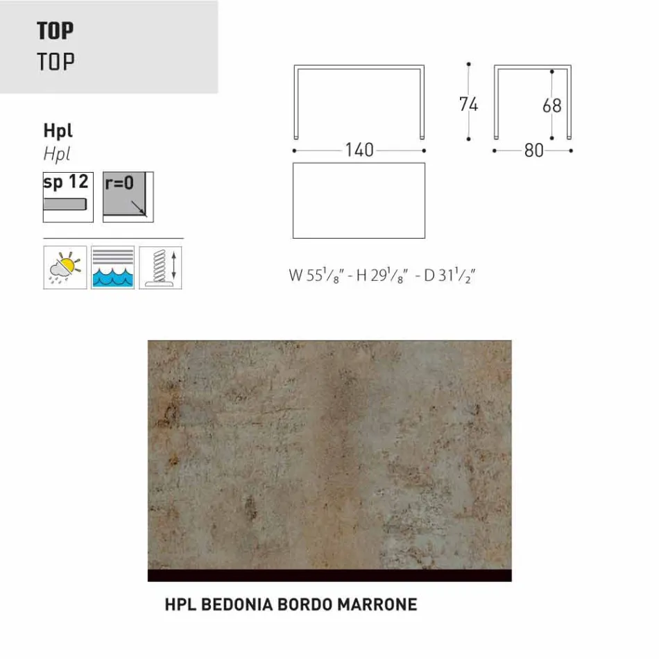 Varaschin Victor mesa para comedor interior y jardín, diseño moderno viadurini