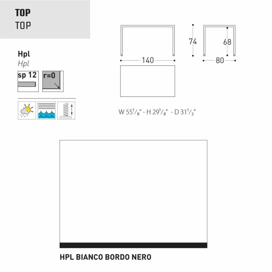 Varaschin Victor mesa para comedor interior y jardín, diseño moderno viadurini