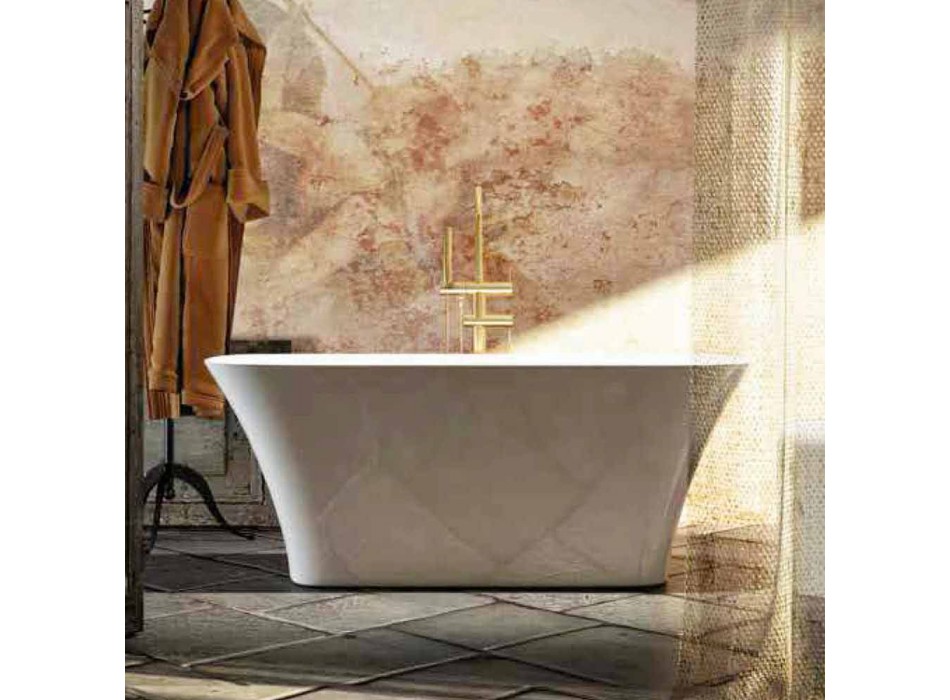 Tina de baño de diseño moderno hecha en Italia Gallipoli viadurini