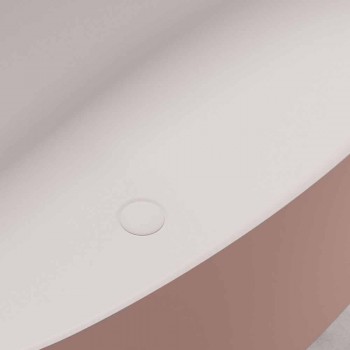 Bañera independiente de dos tonos, diseño de superficie sólida - Aspecto