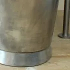 Bañera independiente baño de cobre acabado en níquel Julia viadurini