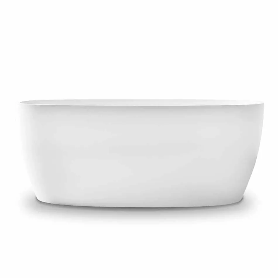 Bañera Independiente, Diseño Superficie Sólida Brillante / Mate - Velo viadurini