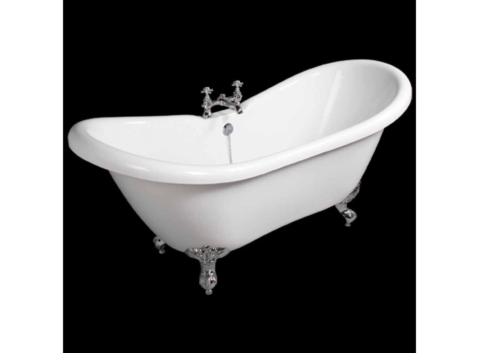 baño independiente diseño moderno blanco de acrílico 1750x720mm primavera