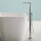 Baño independiente de diseño moderno blanco brillante o mate - cara viadurini