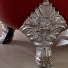 Bañera independiente vintage con pies de hierro fundido, Made in Italy - Naike viadurini