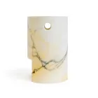 Jarrón con forma de cara de mármol satinado Made in Italy - Asahi viadurini