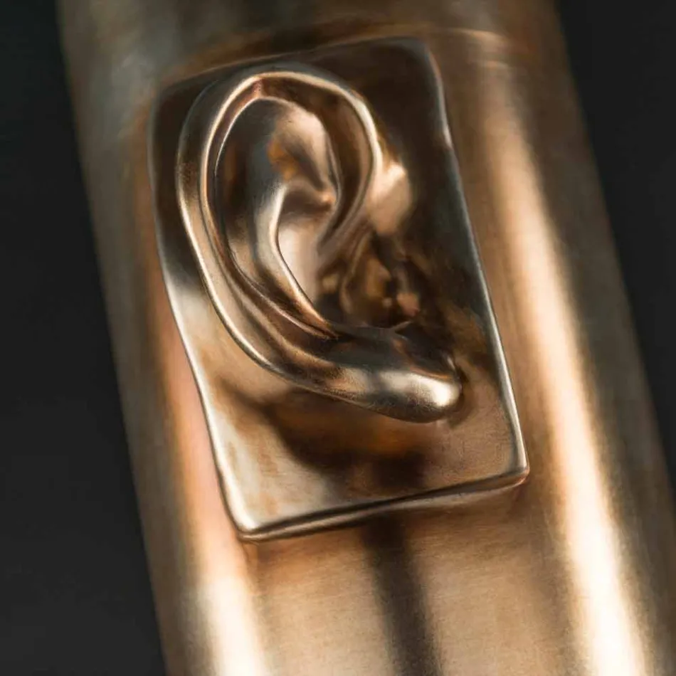 Jarrón alto artesanal de cerámica coloreada Made in Italy - Monte viadurini