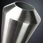 Jarrón decorativo alto en acero satinado Made in Italy Fine - Vesper viadurini