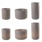 Jarrón con iluminación de jardín o sala de estar en color de diseño moderno - Cilindrostar viadurini