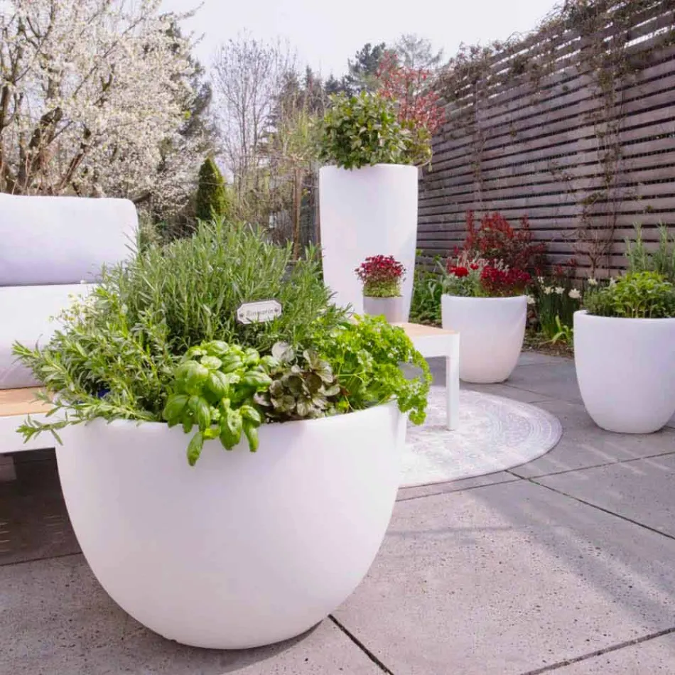 Florero con Iluminación Led o Solar Diseño Moderno de Varios Tamaños - Svasostar viadurini