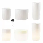 Florero con Iluminación Solar o Diseño Led para Interior o Exterior - Cilindrostar viadurini