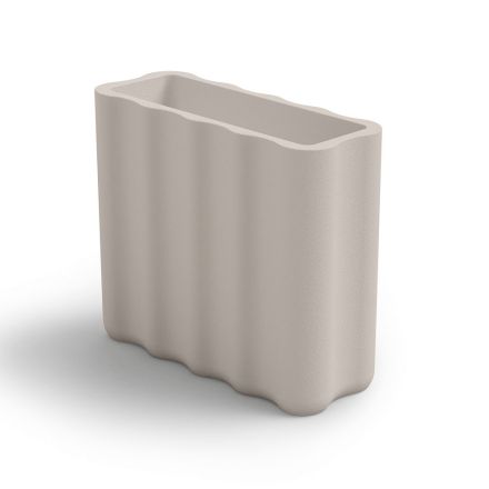 Jarrón de exterior en polietileno de colores 2 tamaños Made in Italy - Barbia viadurini