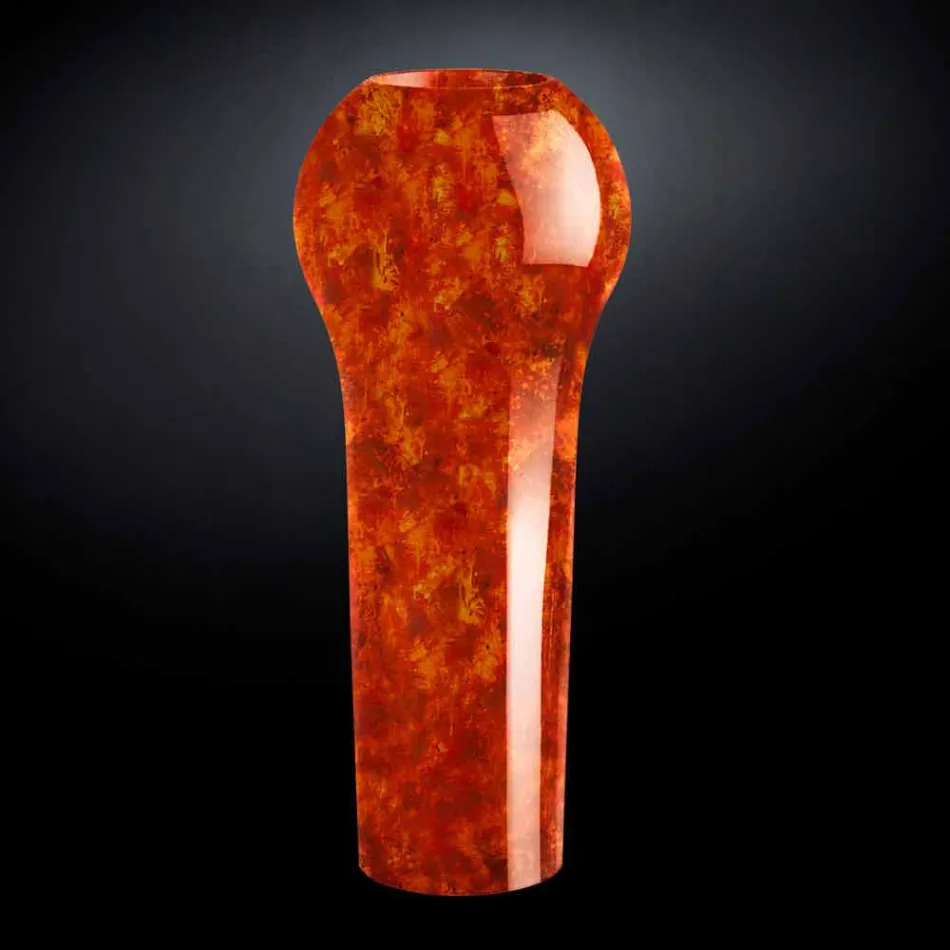 Jarrón alto decorativo en polietileno de diseño moderno Made in Italy - Takagi viadurini