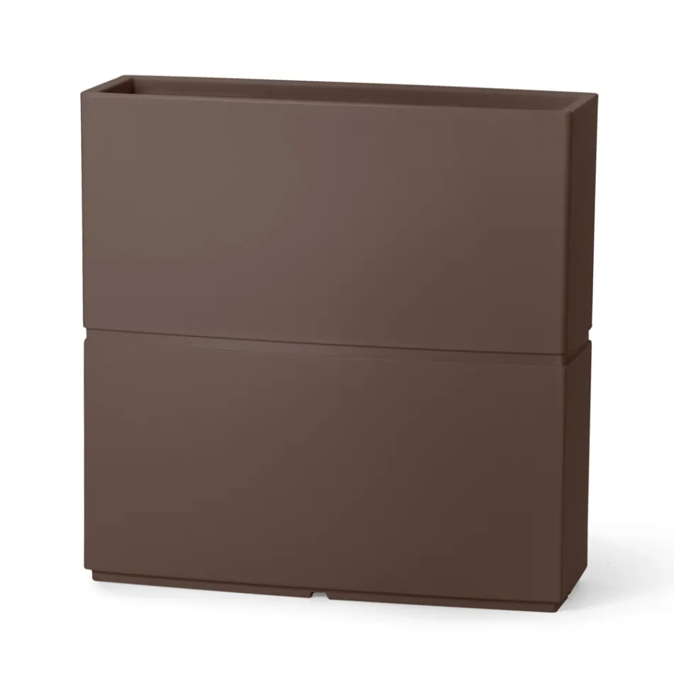 Jarrón decorativo de interior de polietileno 2 tamaños Made in Italy - Lambo viadurini