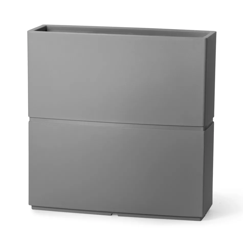 Jarrón decorativo de interior de polietileno 2 tamaños Made in Italy - Lambo viadurini