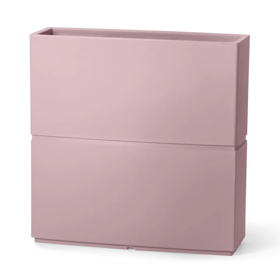 Jarrón decorativo de interior de polietileno 2 tamaños Made in Italy - Lambo viadurini