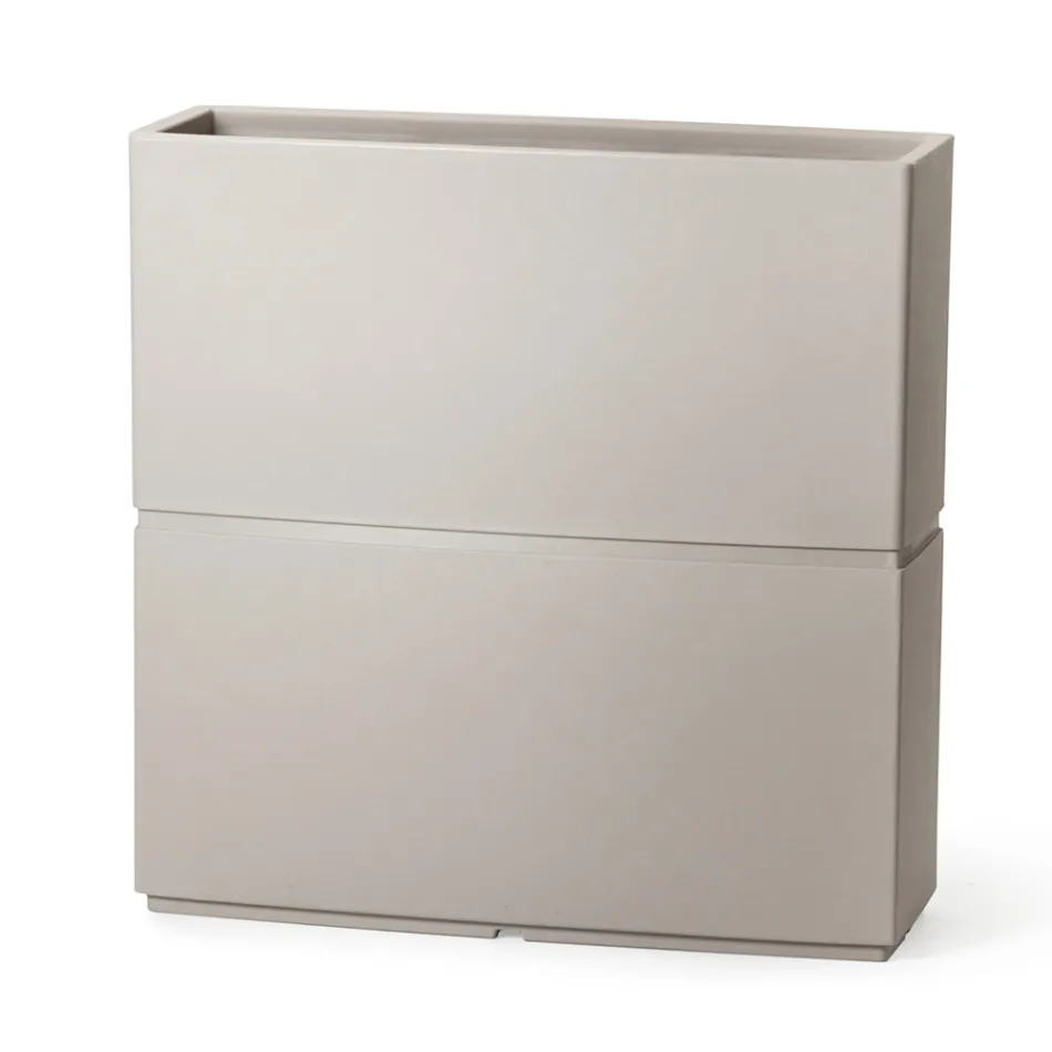 Jarrón decorativo de interior en polietileno 2 tamaños Made in Italy - Lambo viadurini