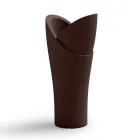 Jarrón decorativo de interior en polietileno de colores Made in Italy - Cervia viadurini