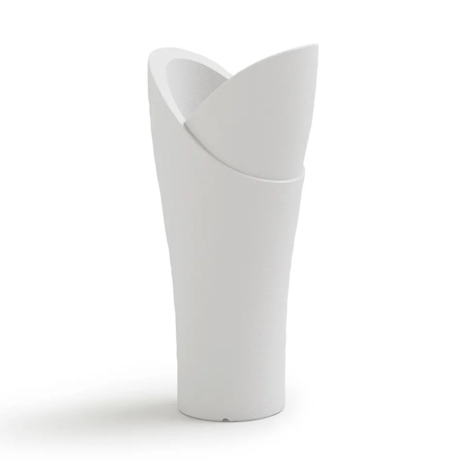 Jarrón decorativo de interior en polietileno de colores Made in Italy - Cervia viadurini