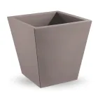 Jarrón decorativo de interior en polietileno de colores Made in Italy - Mengo viadurini