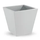 Jarrón decorativo de interior en polietileno de colores Made in Italy - Mengo viadurini