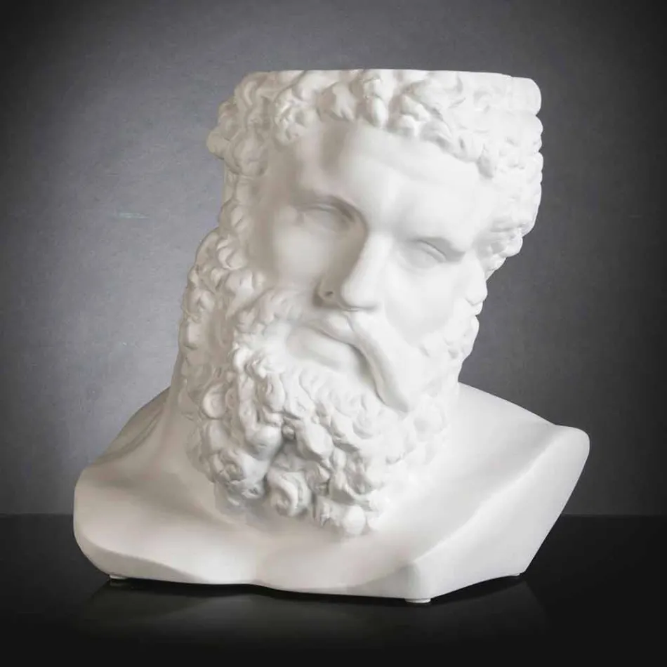 Jarrón decorativo de cerámica coloreado hecho a mano Made in Italy - Maciste viadurini