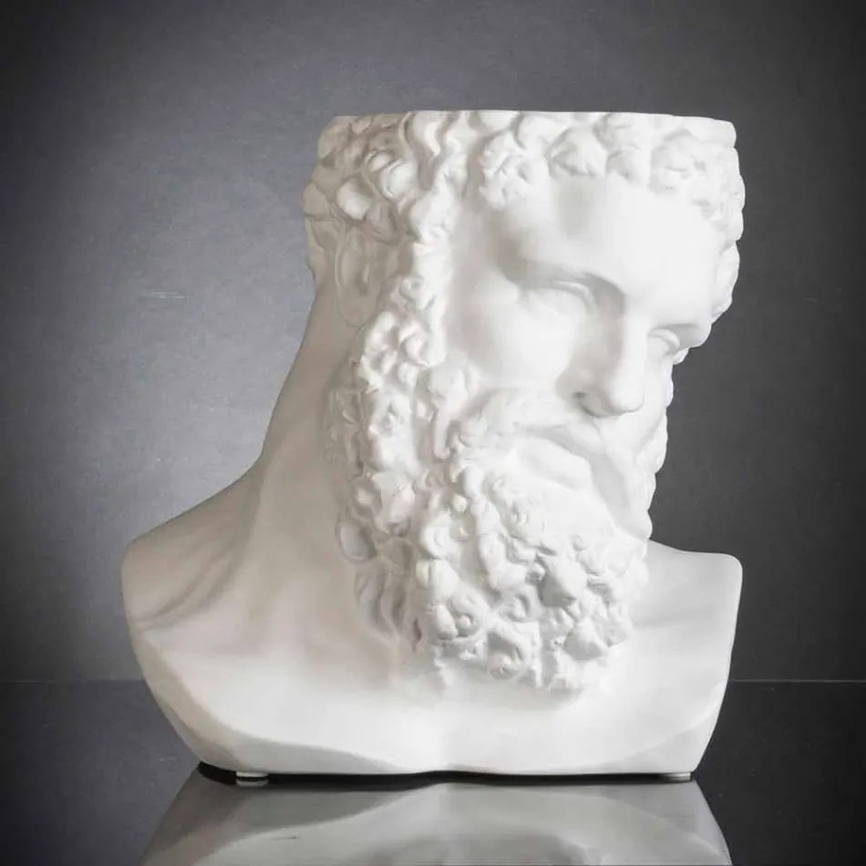 Jarrón decorativo de cerámica coloreado hecho a mano Made in Italy - Maciste viadurini