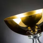 Jarrón decorativo de vidrio soplado hecho a mano en Italia - Serena viadurini