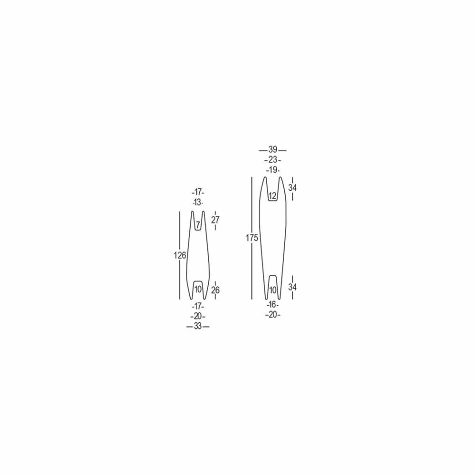 Jarrón Reversible Decorativo de Polietileno de Diseño Made in Italy - Nadai viadurini