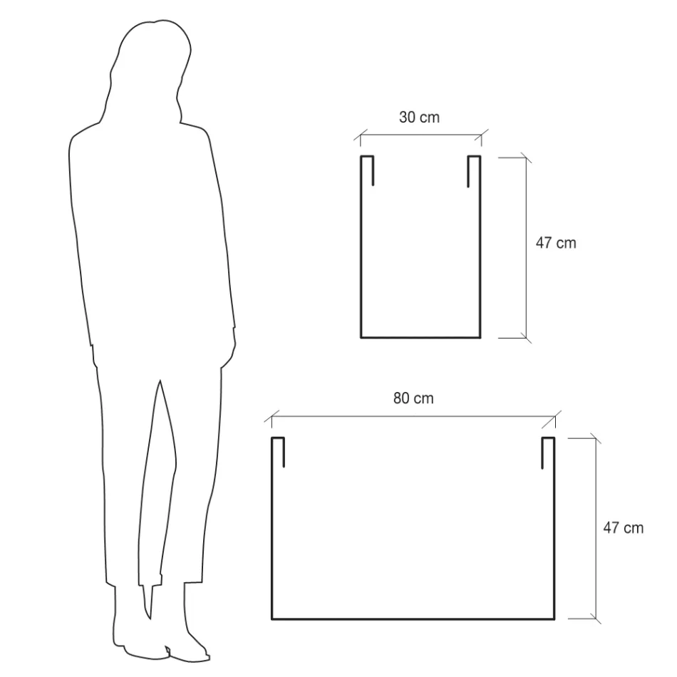 Maceta divisoria de jardín en polietileno coloreado Made in Italy - Maddison viadurini
