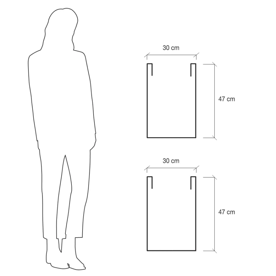 Maceta divisoria de jardín en polietileno coloreado Made in Italy - Maddison viadurini