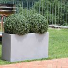 Maceta divisoria de jardín en polietileno coloreado Made in Italy - Maddison viadurini