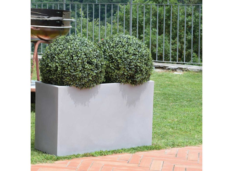 Maceta divisoria de jardín en polietileno coloreado Made in Italy - Maddison viadurini
