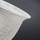 Elegante jarrón de cerámica para interiores hecho a mano en Italia - Napoleone viadurini