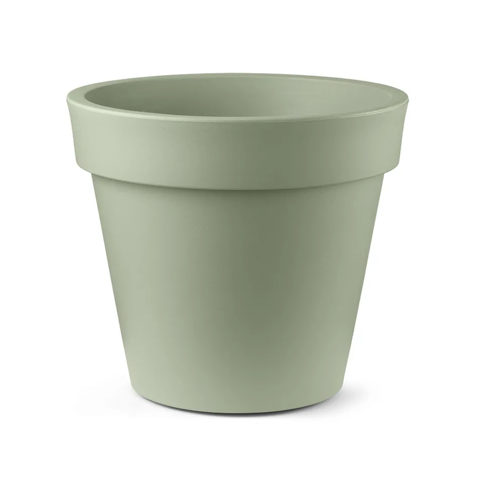 Jarrón grande de exterior en polietileno 4 tamaños Made in Italy - Emporium viadurini