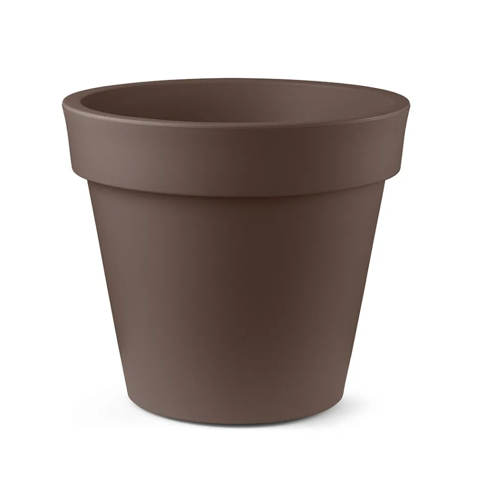 Jarrón grande de exterior en polietileno 4 tamaños Made in Italy - Emporium viadurini