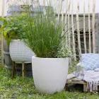 Florero Iluminado Exterior e Interior Diseño Moderno Plástico de Colores - Svasostar viadurini