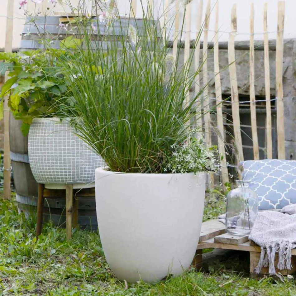 Florero Iluminado Exterior e Interior Diseño Moderno Plástico de Colores - Svasostar viadurini