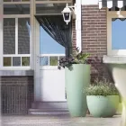 Florero Iluminado Exterior e Interior Diseño Moderno Plástico de Colores - Svasostar viadurini