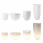 Florero Iluminado Exterior e Interior Diseño Moderno Plástico de Colores - Svasostar viadurini