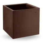 Florero en Polietileno Coloreado Forma Cúbica Made in Italy - Tonello viadurini
