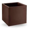 Florero en Polietileno Coloreado Forma Cúbica Made in Italy - Tonello
