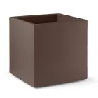 Jarrón cúbico de polietileno de colores Made in Italy - Tonello viadurini