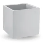 Florero en Polietileno Coloreado Forma Cúbica Made in Italy - Tonello viadurini