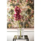 Florero de cristal acrílico trenzado moderno con varios acabados - Cigarrillo viadurini