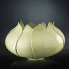 Jarrón ornamental moderno en cerámica coloreada hecho a mano en Italia - Onyx viadurini