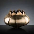 Jarrón ornamental moderno en cerámica coloreada hecho a mano en Italia - Onyx viadurini