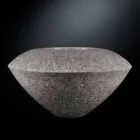 Jarrón ornamental moderno en polietileno coloreado Made in Italy - Madera viadurini